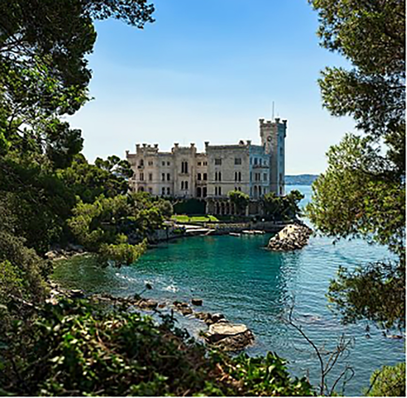 Castle of Miramare in Trieste