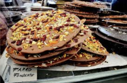 Chocolate rounds at EuroChocolate - Umbria