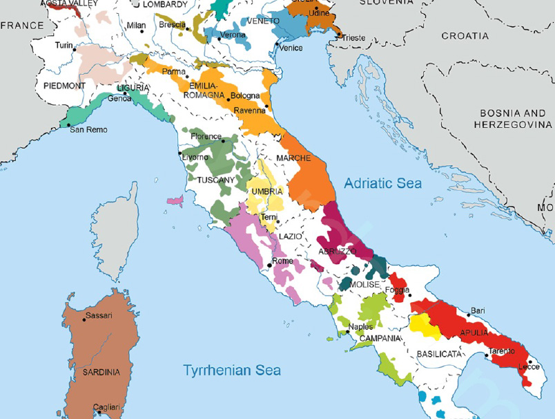 The 20 Wine Regions of Italy